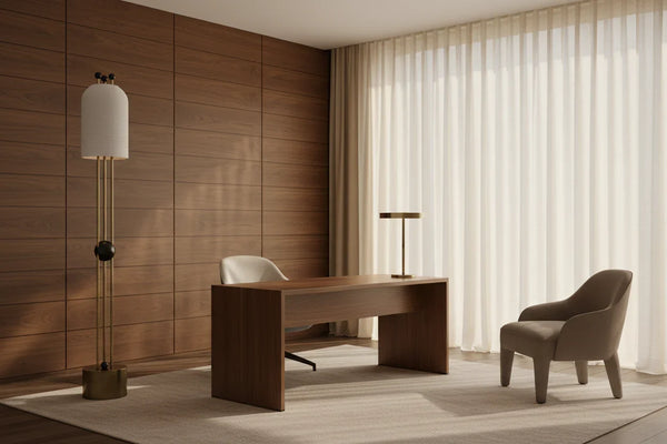 Brass Sculptural Floor Lamp | CLBRS931