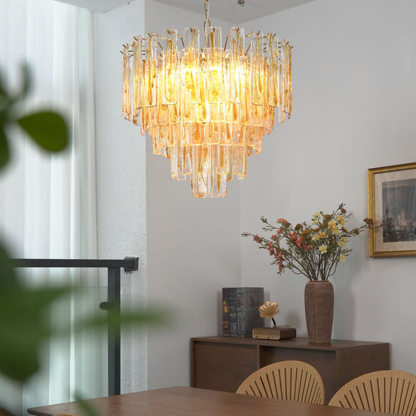 Honey Glass Chandelier