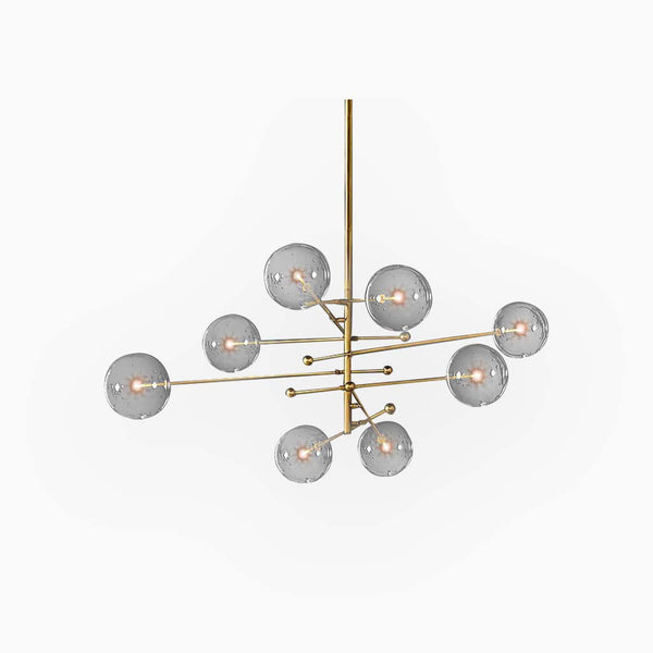 Chandelier Geometric Artistic Clear Glass Sputnik Ball Bubble