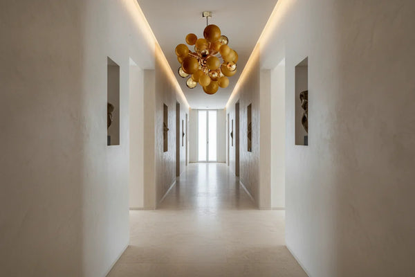 De Silva Chandelier | Orange Murano-Style Glass | CLPT80C5