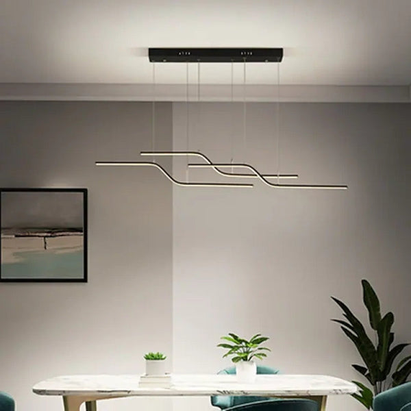 Simple Lines Pendant Light Fixtures for Dining Room
