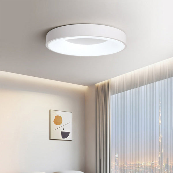 Round Minimalist White LED Ceiling Lights
