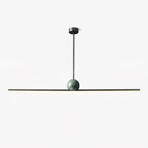 Mariiella Linear Minimalist Marble Pendant Light