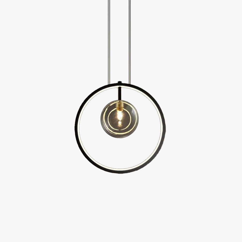 Arisha Nordic Glass Bubbles LED Modern Pendant Light for Dining Room