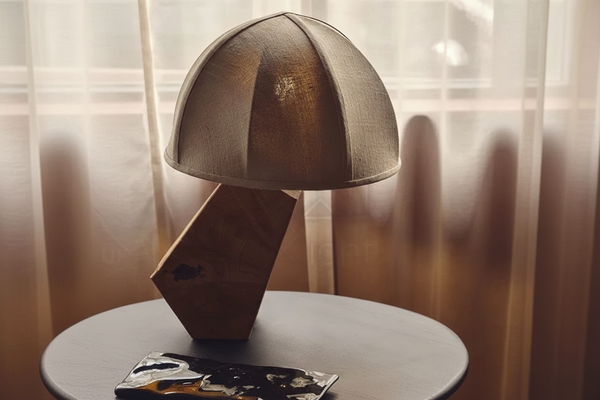 Tanaka Table Lamp | Raw Timber | CLOAK5674