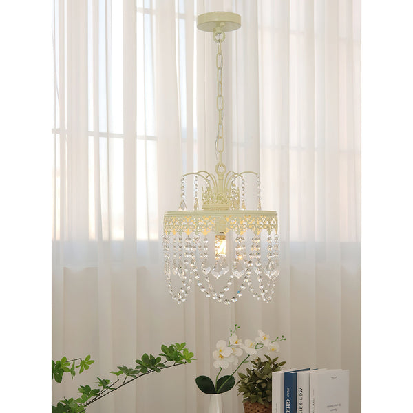 Zonorira Vintage Wooden Candle-Shape Chandelier