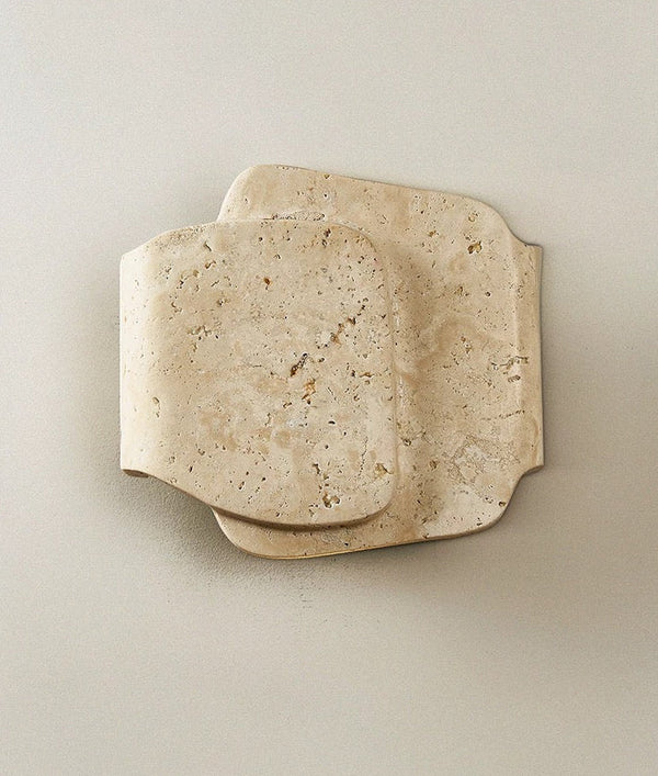 Travertine Layered Wall Sconce | CLDSQ322