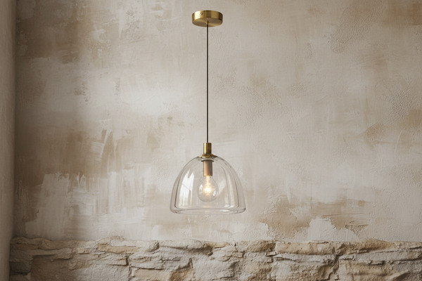 Copper & Glass Pendant | CLH854W