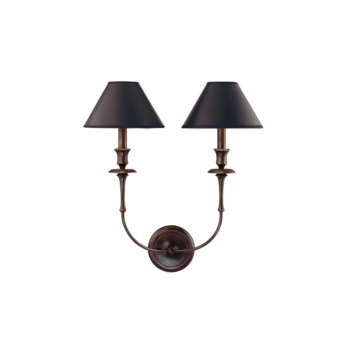 Vedoror Vintage Industrial Brass Fabric Wall Lamp