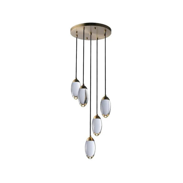 Brass crystal Pendant Lamp