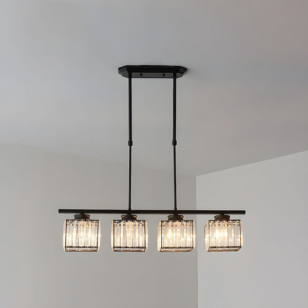 Nordic Multi-Head Designer Long Glass Island Lamps