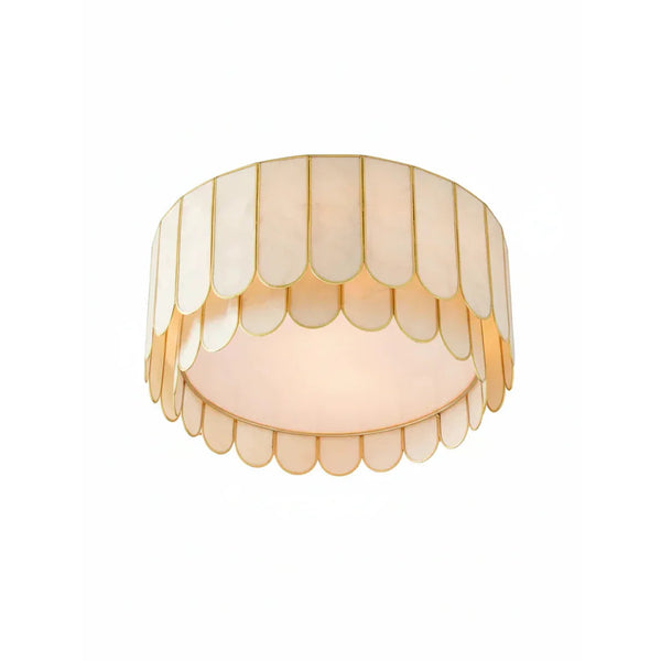 Faceted Shell Bloom Ceiling Light