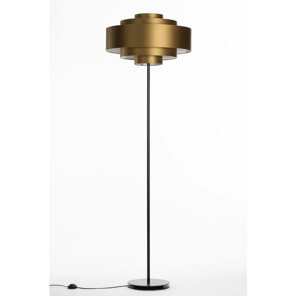 Tiered Brass Floor Lamp | CL85070M