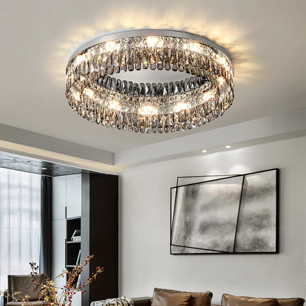 Round Giano Crystal Ceiling Ceiling light