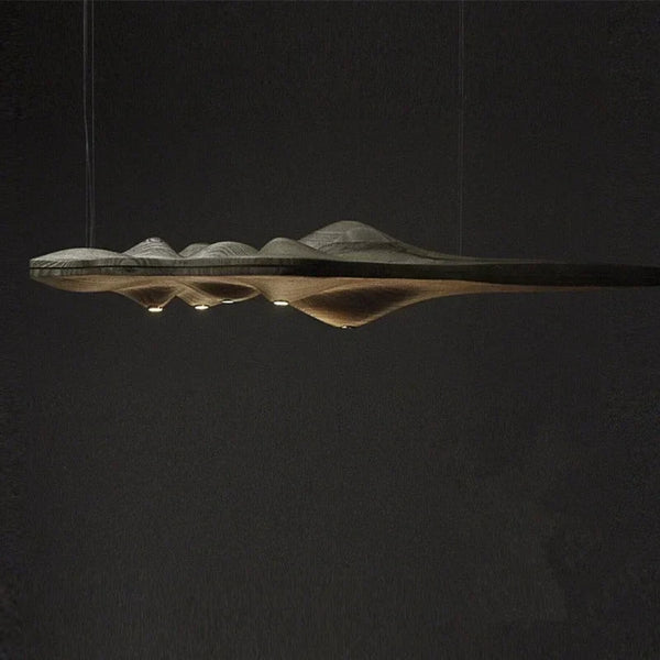 Linear Wood Chandelier | CL5685696