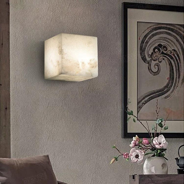 Marble wall lamp