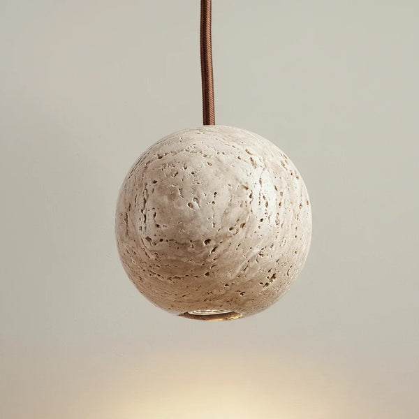 Travertine Globe Pendant | CL8870022