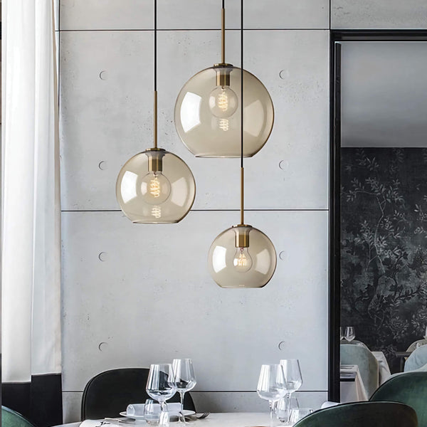 Cognac Glass Pendant | 3-Light | CLLO98620