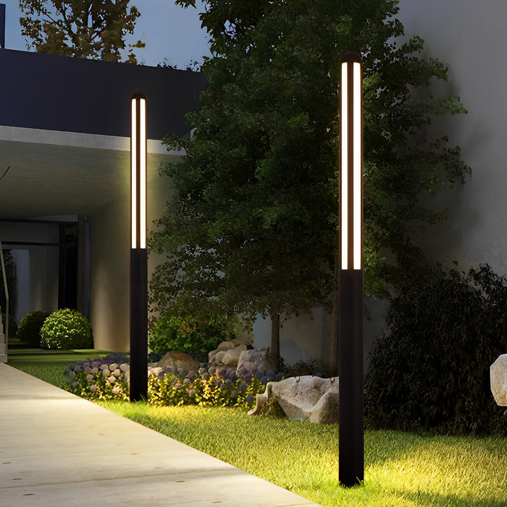Liorerine Minimalist Residential Outdoor Bollard Lights