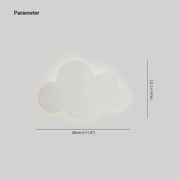 Aria Modern Minimalist Cloud Shape Wall Lamp