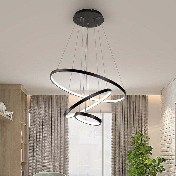 Minimalist Circular Pendant Light for Dining Room
