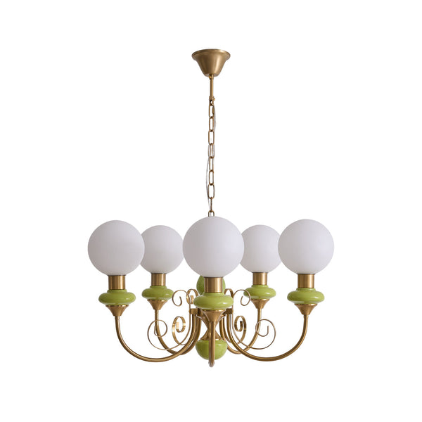 Evsolia Nordic Art Onyx Glass Chandelier
