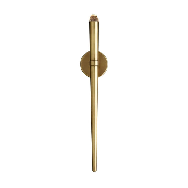 Brass Spinal Tube Sconce