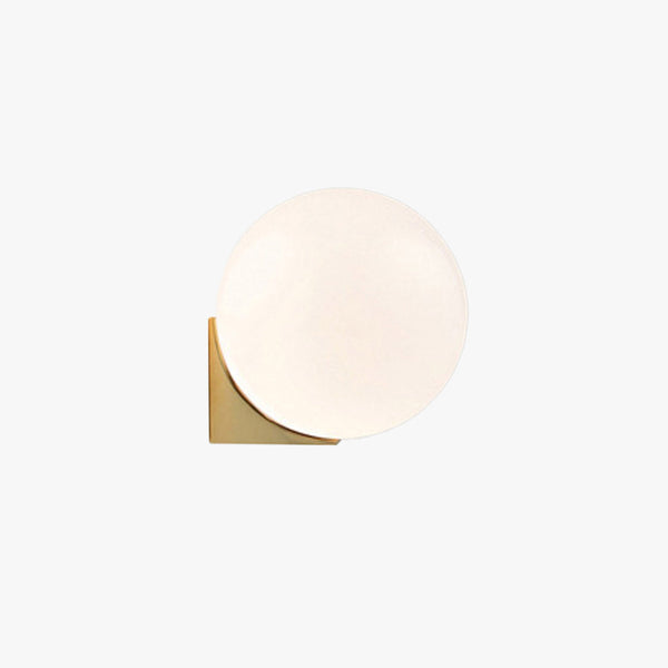 Valentina Indoor Wall Lamp Glass Brass&White Living Room Bedroom