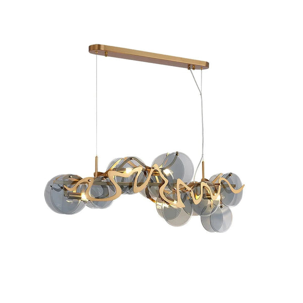 Graffiti Glass Chandelier