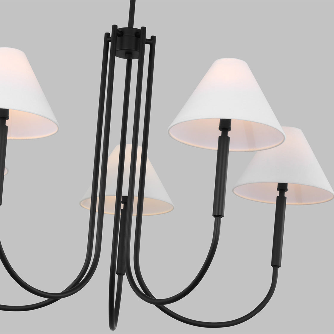 Nycareth Vintage Industrial Fabric Chandelier