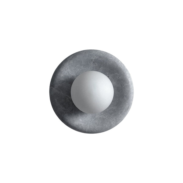 Aurvelyra Nordic Art Classic Grey Glass Marble Sconce Wall Lamp