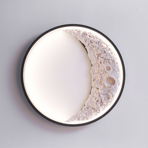 Sigmn Moon Crescent LED Resin Outdoor Wall Light