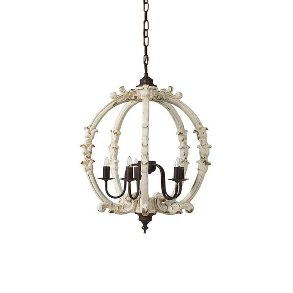 Vathais Vintage Industrial Wood Pendant Lamp