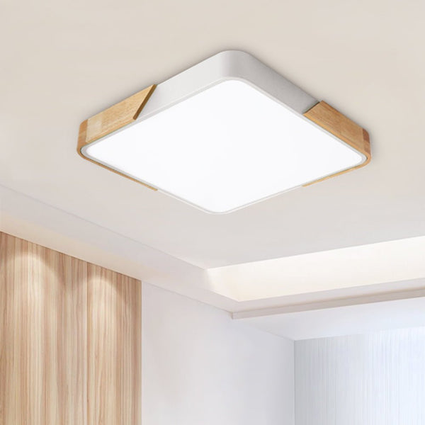 Modern Rectangle LED Flush Mount Ceiling Light