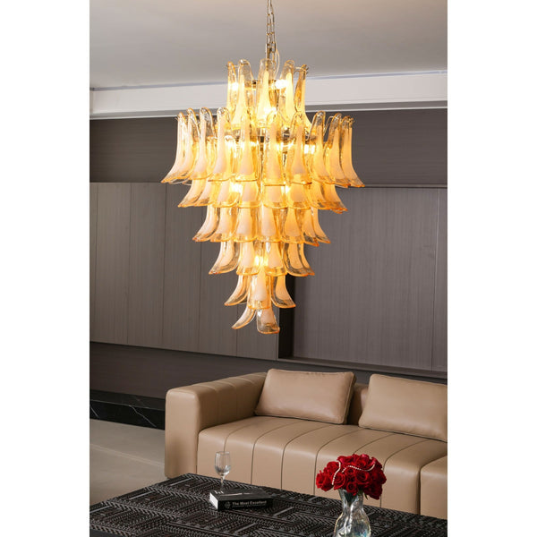 Zinc Luxury Murano Glass Chandelier
