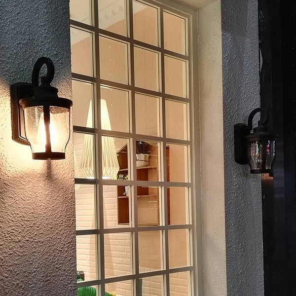 Eirerelle Retro Creative Vintage Glass Outdoor Wall Lights