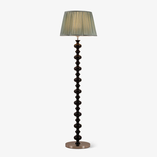 Rinivaine Wood Fabric Floor Lamp
