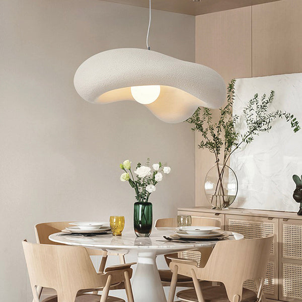 Pendant Light Japanese Wabi-Sabi Cream Unique, 4 Colors