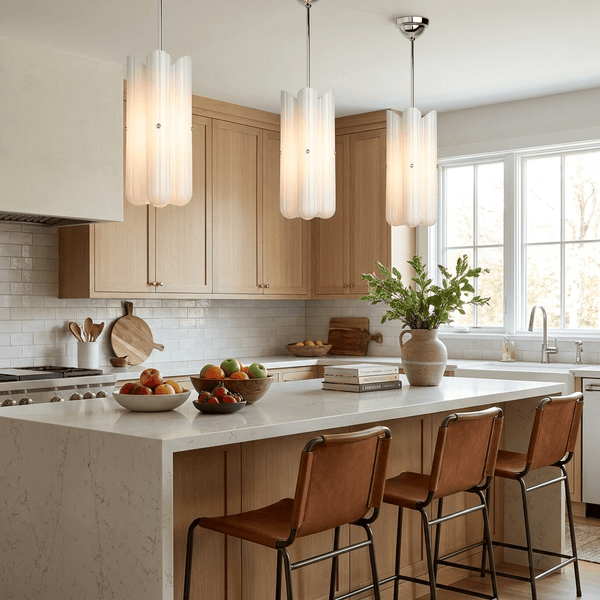 Seraphine Fluted Glass Pendant Light