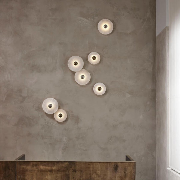 Cryn Alabaster Combination Wall Lamp
