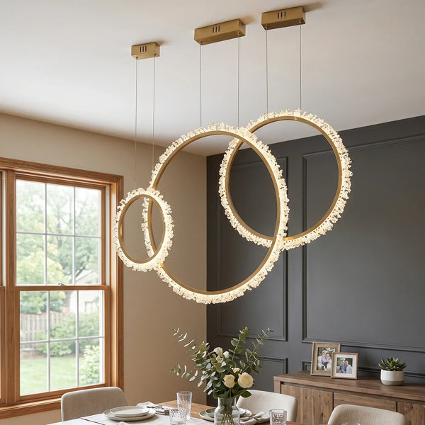 Circle Crystal Chandelier