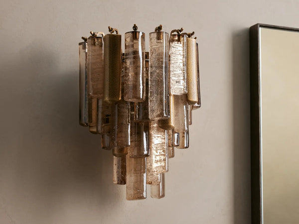 Veneziana Wall Sconce | Cast Glass | CLVNZWS