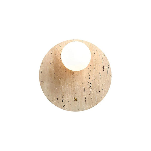 Alcareth Wabi Travertine Wall Lamp