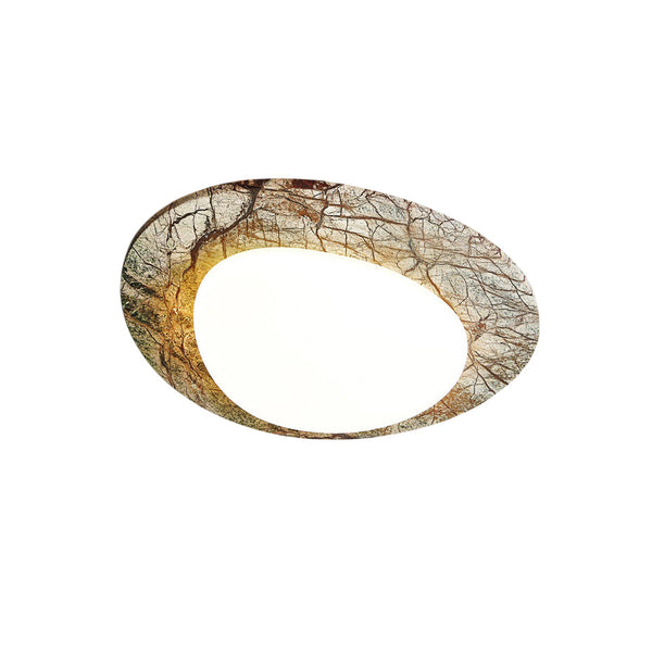 Cishaora White Marble Ceiling Lamp