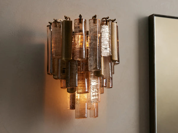 Veneziana Wall Sconce | Cast Glass | CLVNZWS