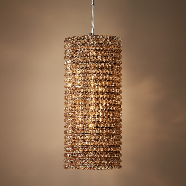 Appia Column Pendant | Amber Crystal | CLAPP-CA