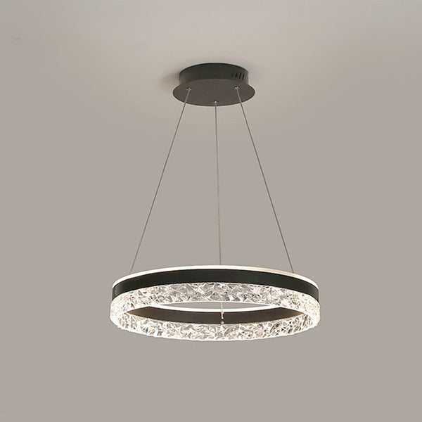 Light Luxury Circular Led Pendant Light