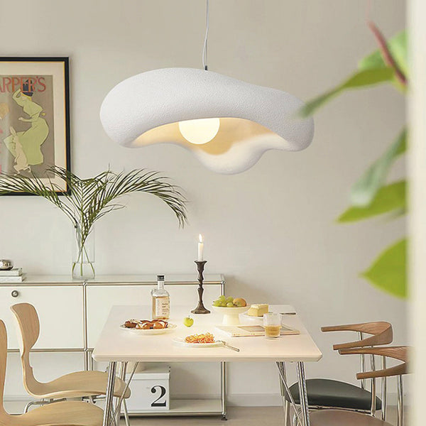 Pendant Light Japanese Wabi-Sabi Cream Unique, 4 Colors
