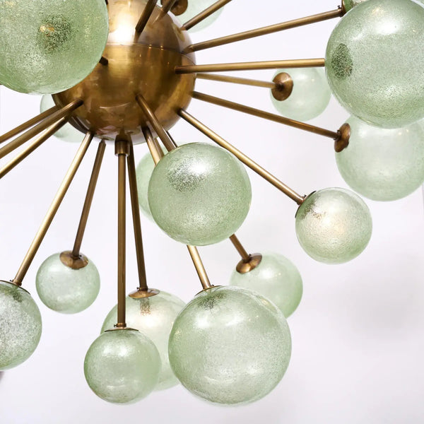 De Silva Chandelier | Light Green Glass | CLPT80CGR