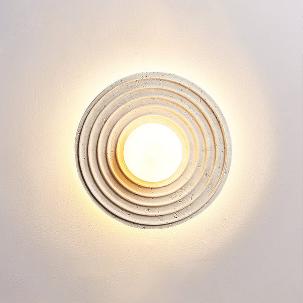 Ilorarae Travertine Wall Lamp